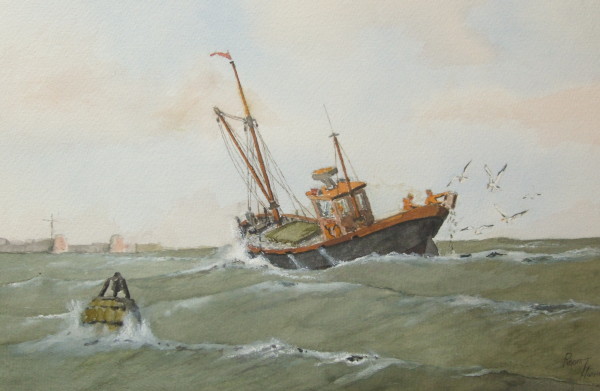 Fishing off the Harbour Entrance