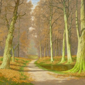 X (SOLD) Autumn Woods (dated 1976)