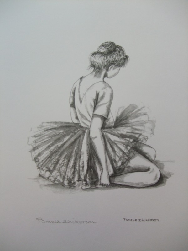 Little Ballerinas: Quiet Moment (SOLD)