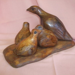 X (SOLD) The Covey of Partridges (Walnut)