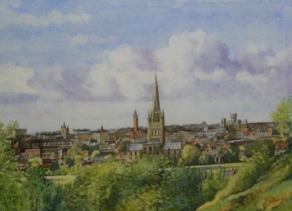 X16 (SOLD) Norwich from Mousehold,  Tim Ball
