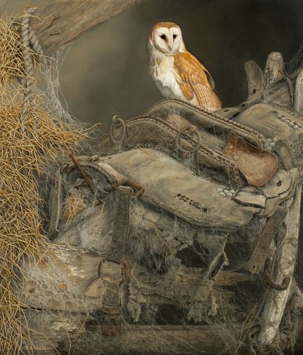 X(SOLD) The Hayloft (Barn Owl)