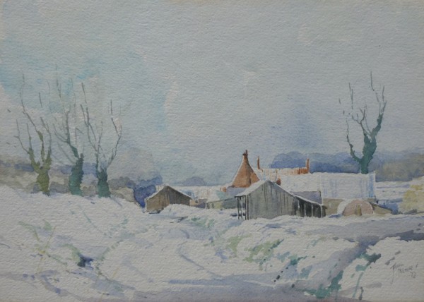 X (SOLD) Snow at Sutton’s Farm, 1978