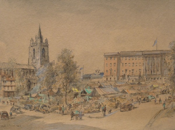 X (SOLD) Norwich Market Place (early work)
