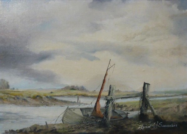 X (SOLD) Low Tide, Wells-Next-The Sea, Norfolk 1967