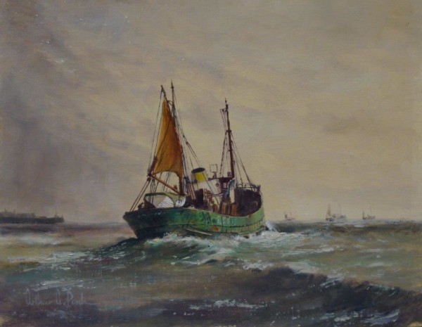 X (SOLD) Trawlers leaving Port