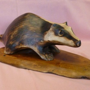 X (SOLD) Badger (no 1) (Lime)