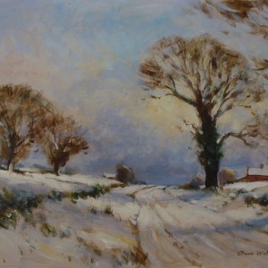 X65 (SOLD) Norfolk Country Road in Winter