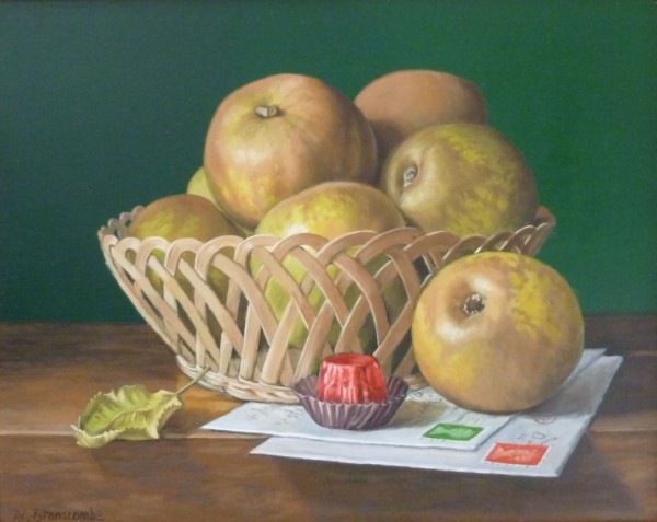 Basket of Russet Apples