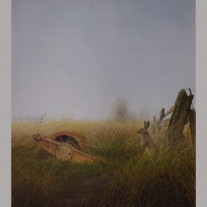 Signed Limited Print (unframed) – “Cambridge Roller” (Hare)