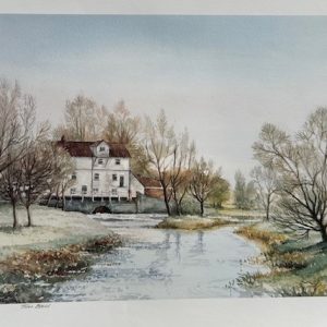 Signed Print (Unframed) – Elsing Mill in Winter