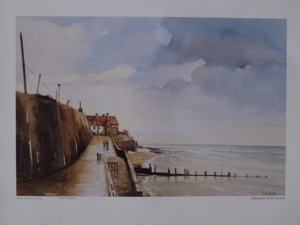 Signed Print – Sheringham after the rain