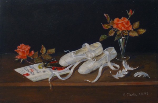 X(SOLD) “The White Ballet Shoes” Romeo & Juliet