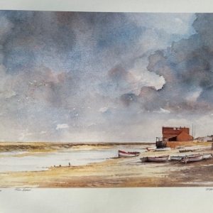 Signed Print  (Unframed) – Storm over Wells Harbour