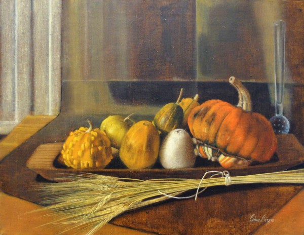 X(SOLD) Still Life with Exotic Fruit