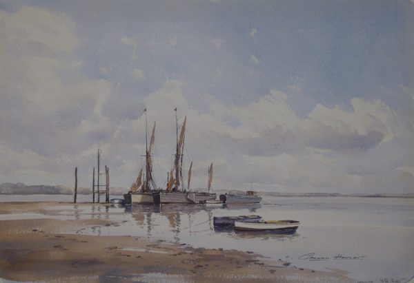 X08 (SOLD) Barges at Low Tide