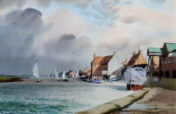 Wells Harbour, Norfolk (Sunshine and Shadow)