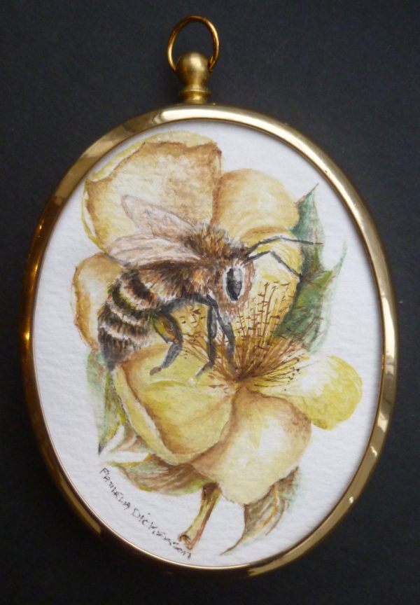 X(SOLD) Honey Bee miniature