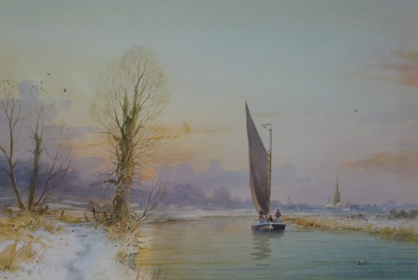 X (SOLD) Albion heading to Norwich (Winter’s Day)