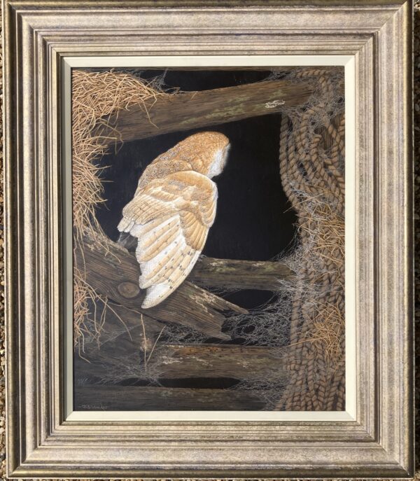“House Hunting” (Barn Owl)  – Showing the Frame