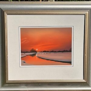 Red Sky (Showing the Frame)