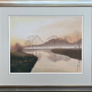 Misty Morn on the Bure (Showing the Frame)