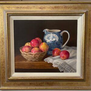 Plums and Blue Jug