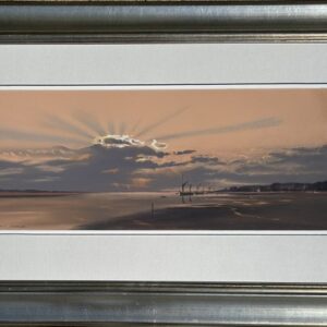 Sunset at Pin Mill (Showing the Frame)
